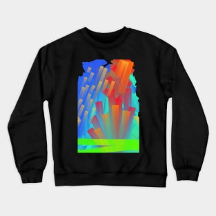 Volcano Eruption Crewneck Sweatshirt